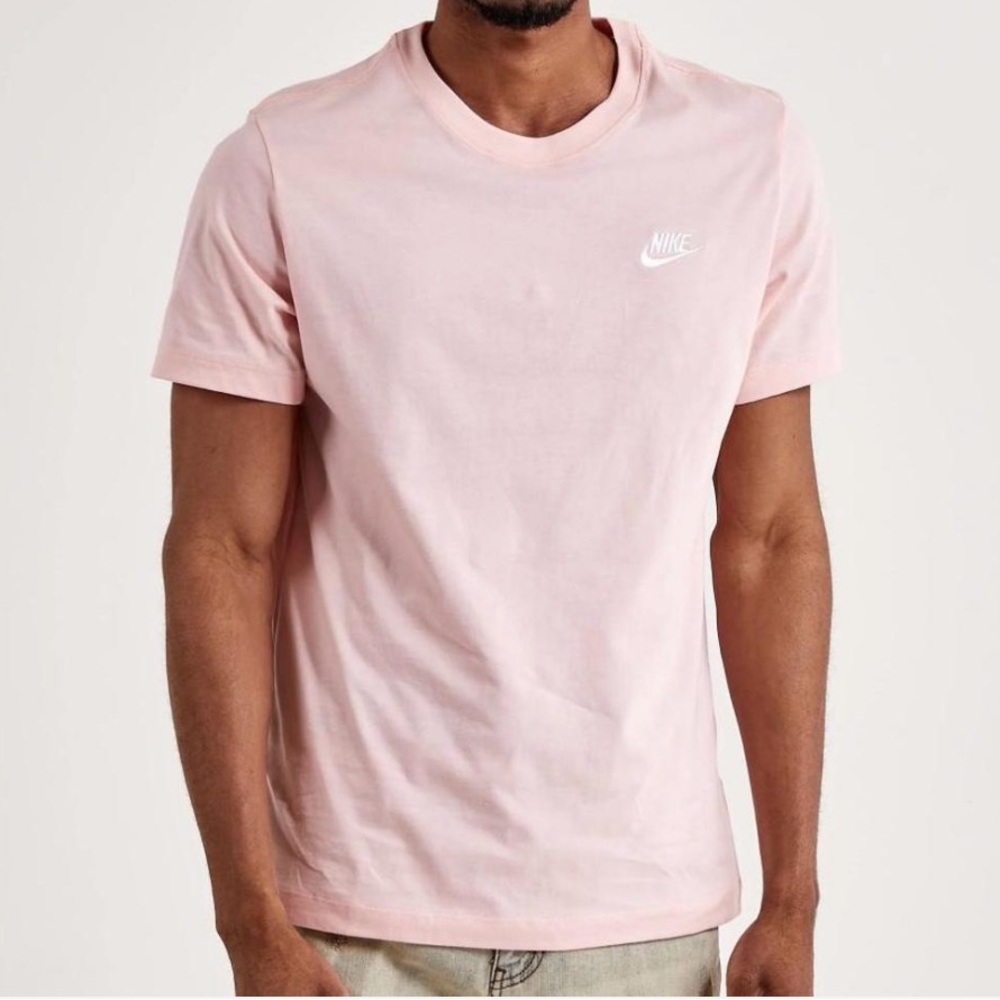 Nike Pink Logo T-Shirt Short Sleeve